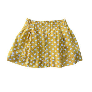 AUTHORIA yellow squirrel paper bag skirt size S